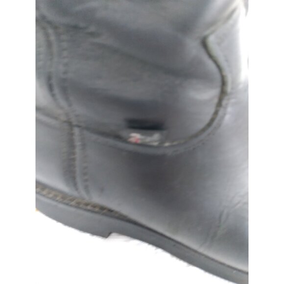 Justin Black Work Boots Measures 10. 5 conductor Oil Resistant READ description main image 15
